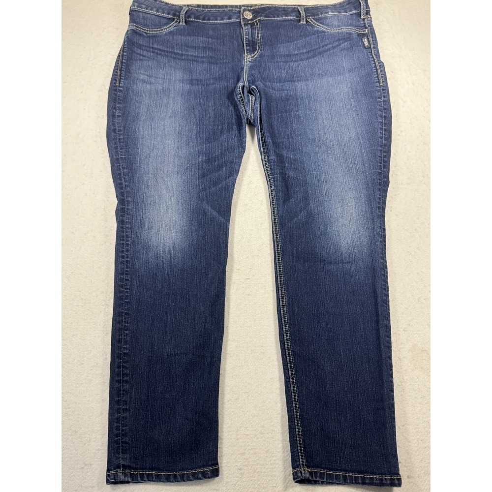 Silver Jeans Suki Jegging Jeans Womens S/224x31 Blue Denim Cotton Mid Rise